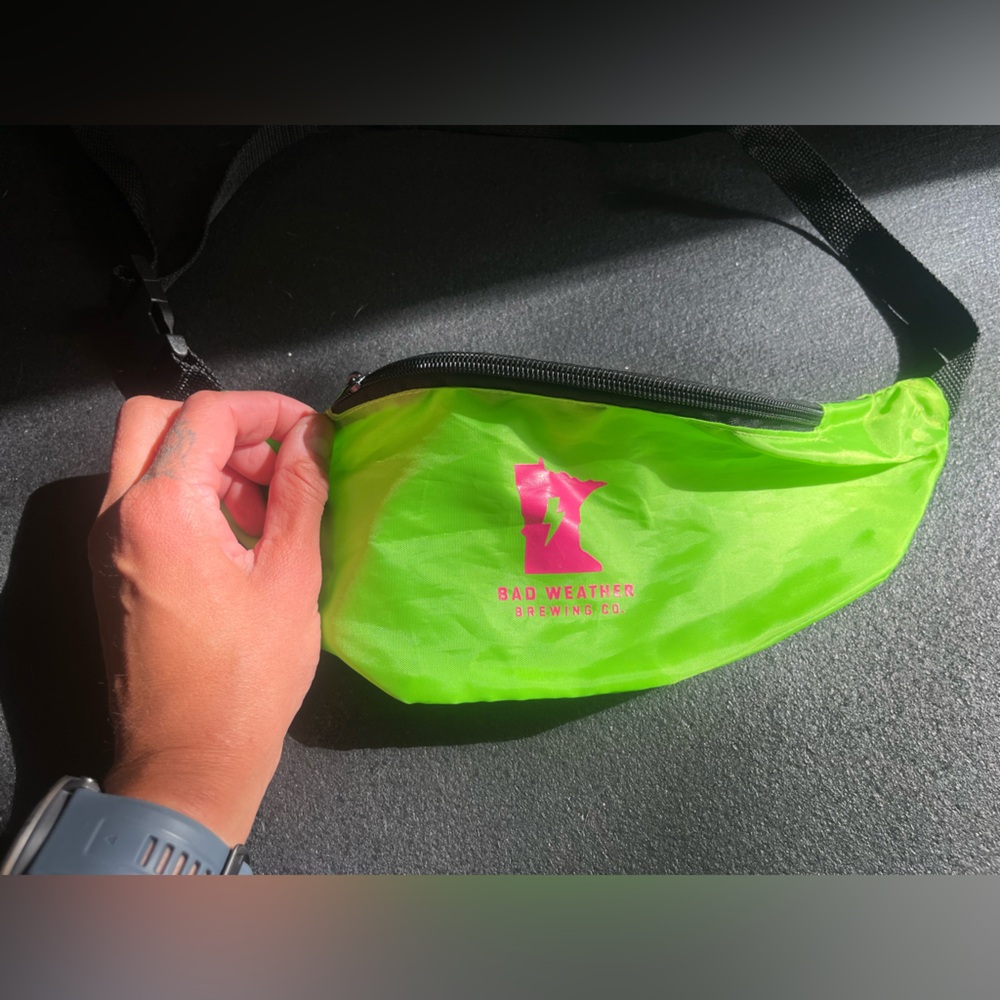 Festival Neon Green Fanny Pack